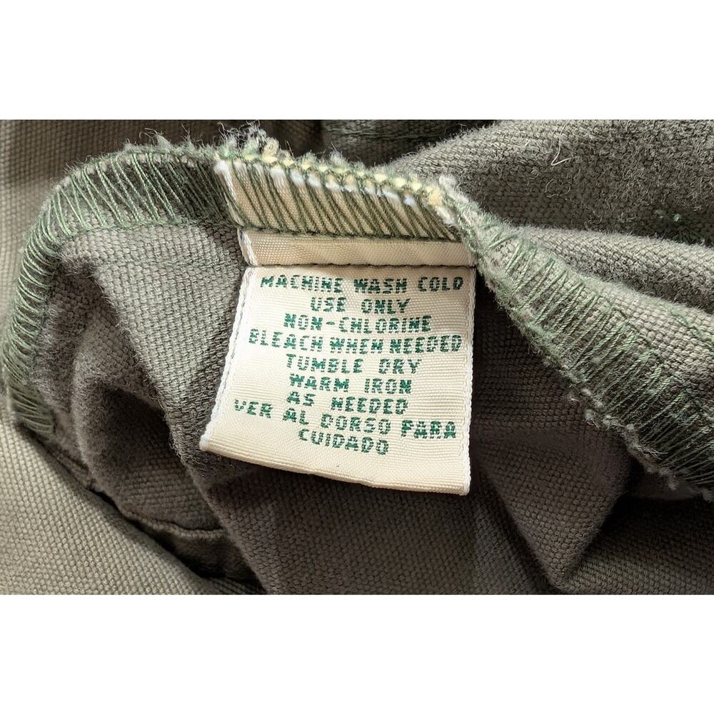 Vintage 90s Vest Surplus Green Button Front Misses Size XL - Picture 6 of 6